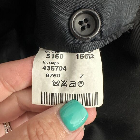 Thierry Mugler Paris Men's Black 3 Button Wool Blazer Jacket US 40 R / EU 50 - Picture 3 of 7